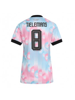 Belgien Youri Tielemans #8 Auswärtstrikot für Frauen WM 2026 Kurzarm Belgien Youri Tielemans #8 Auswärtstrikot für Frauen WM 2026 Kurzarm